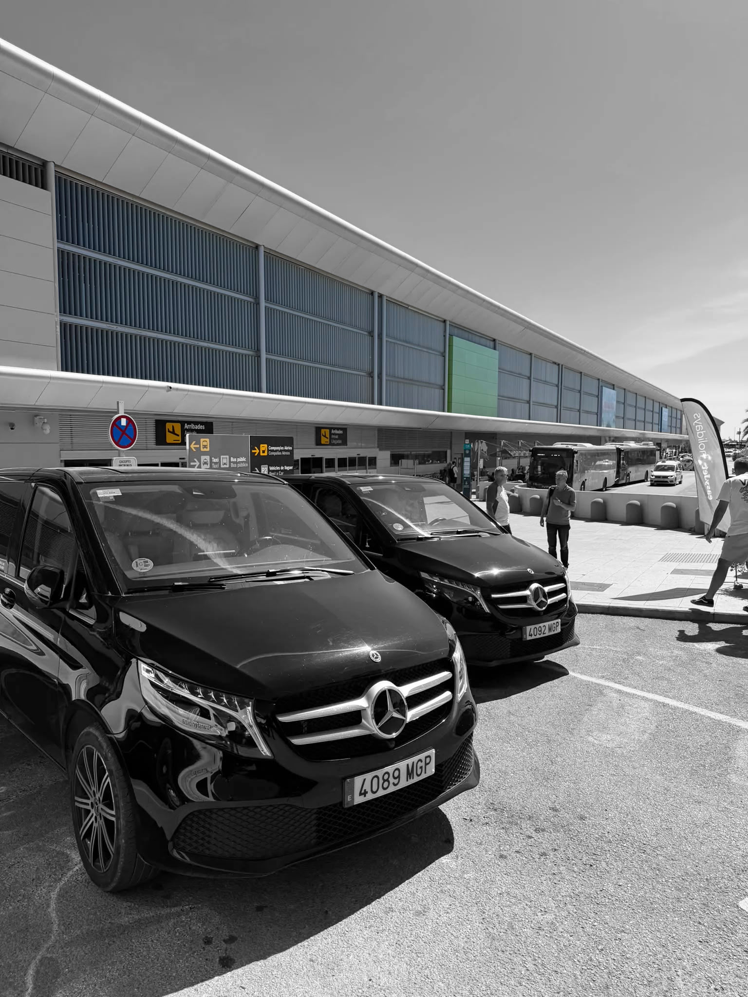 Private vehicle at Ibiza Airport