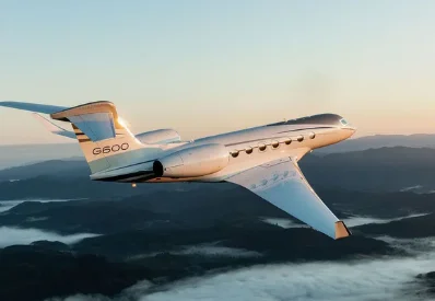 Gulfstream G600 in flight